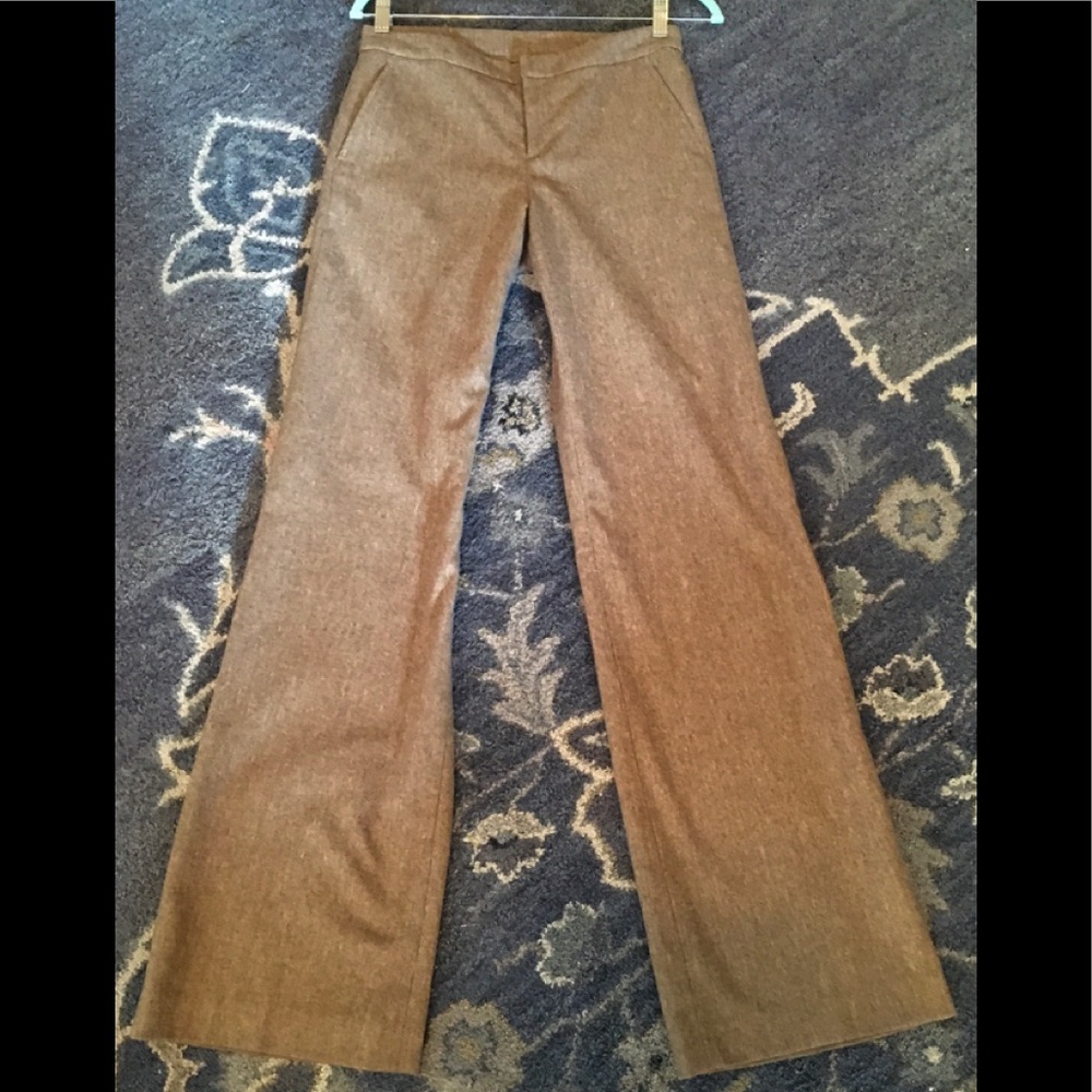 RALPH LAUREN wide leg wool pants 0 & top xs